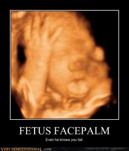 Fetus Facepalm