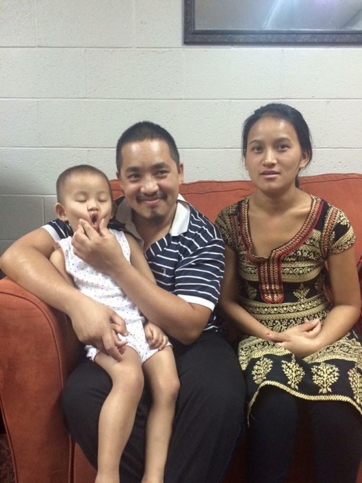 A refugee family from Nepal served by The Morning Center (From The Morning Center Facebook page)