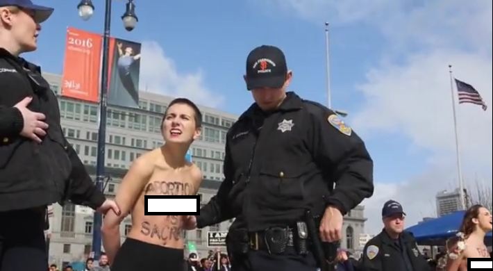 Femen Walk for Life 2016 SF 2 COvered