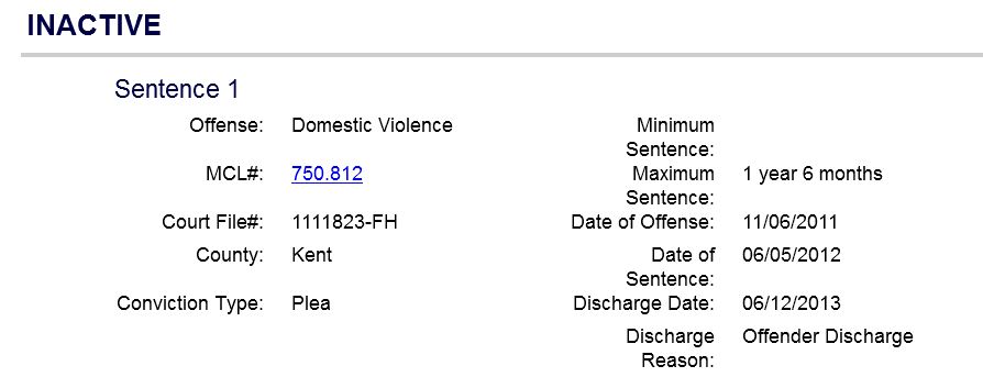 Thomas J Gordon domestic violence charges