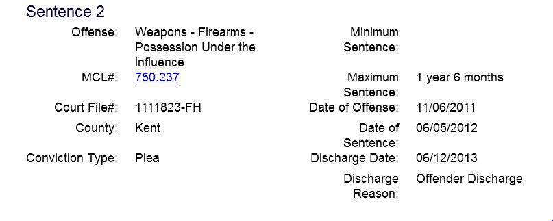 Thomas J Gordon weapons charges
