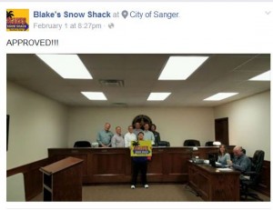 Blake Approved Sanger Downs