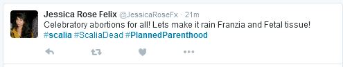 Scalia abortion tweet