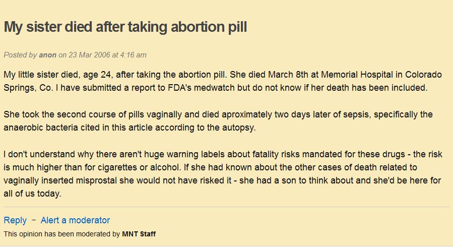 Abortion Pill Medical News Tofay