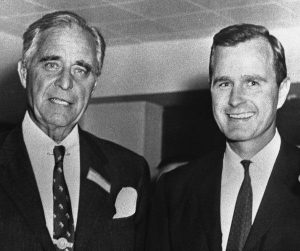 Prescott Bush with his son, George Bush (Image Credit: George Bush Presidential Library and Museum)