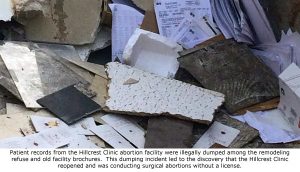 Medical records from abortion clinic found among remodeling trash 