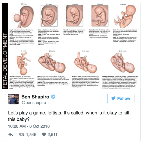 Ben Shapiro destroys abortion arguments: 'No one has a ...
